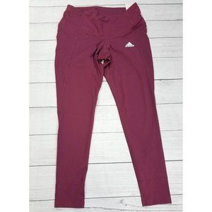 Adidas Aeroready Tights Womens Size 1X Victory Crimson GT0141
